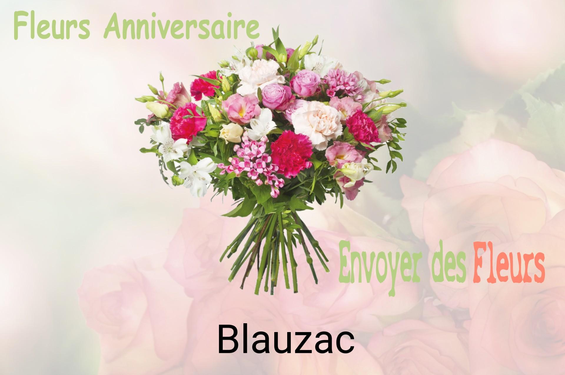 Bouquet de fleurs d’anniversaire livré à Blauzac