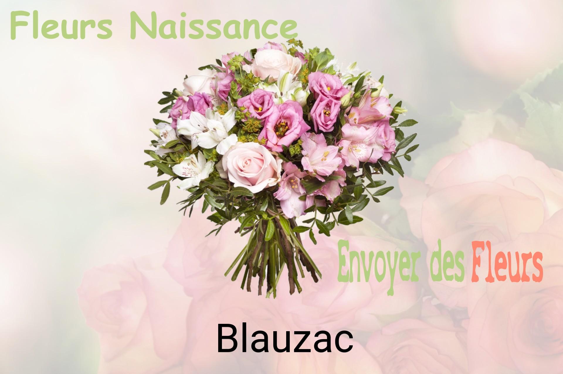 Bouquet de fleurs de naissance livré à Blauzac